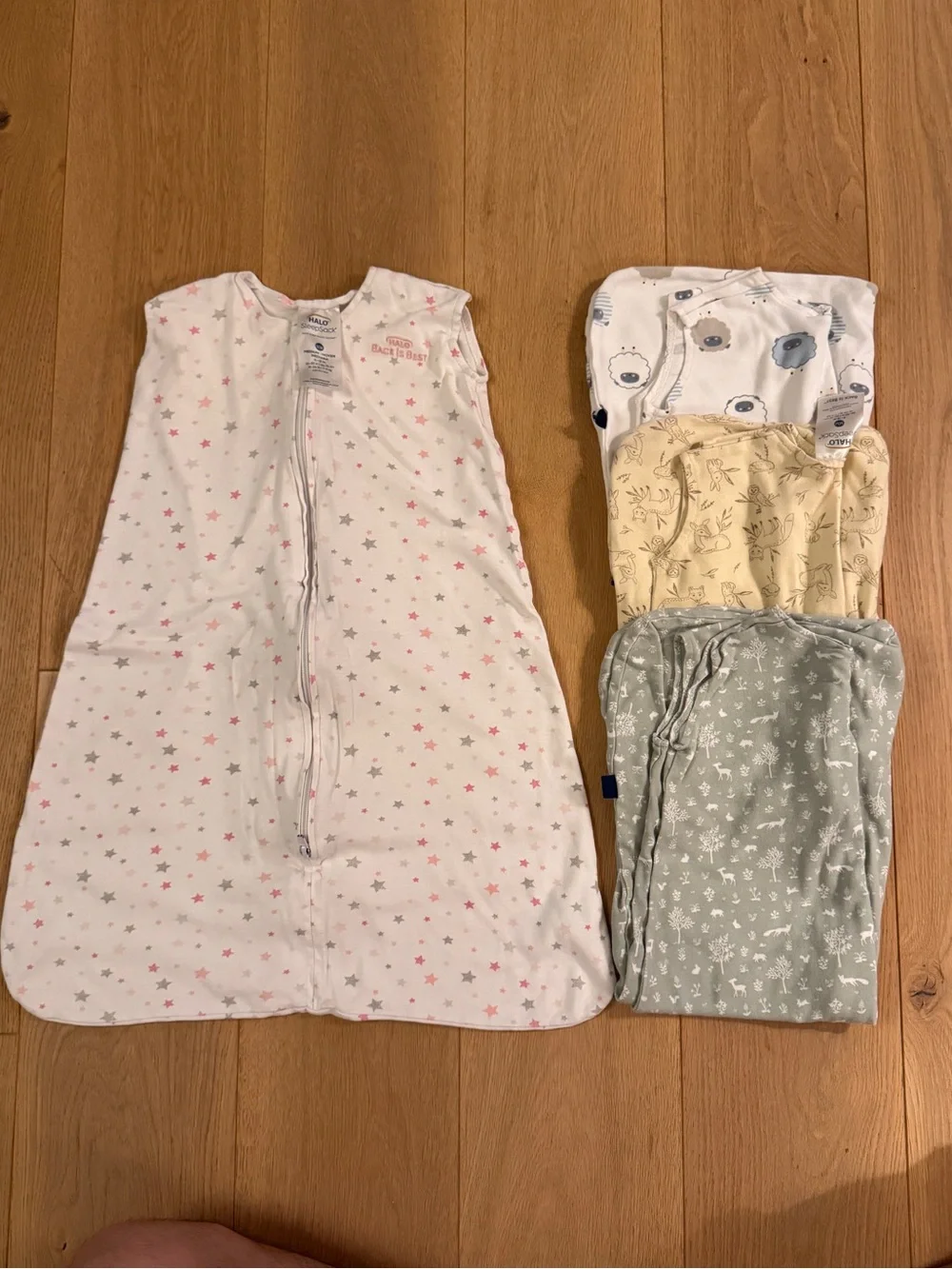 Set of HALO Sleep Sacks (6M to 12M)